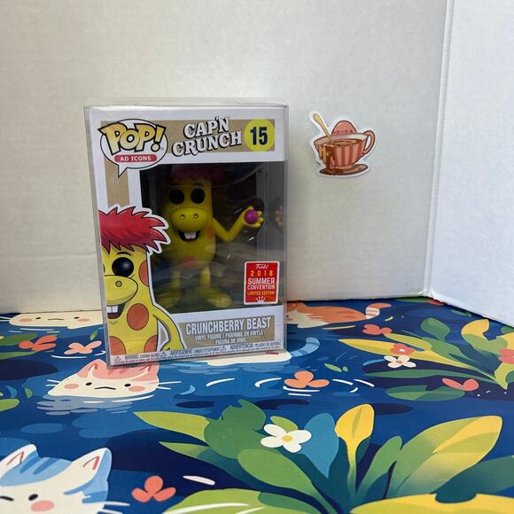 Funko POP! Ad Icons Cap’n Crunch #15 Crunchberry Beast 2018 Summer Convention - Picture 1 of 12